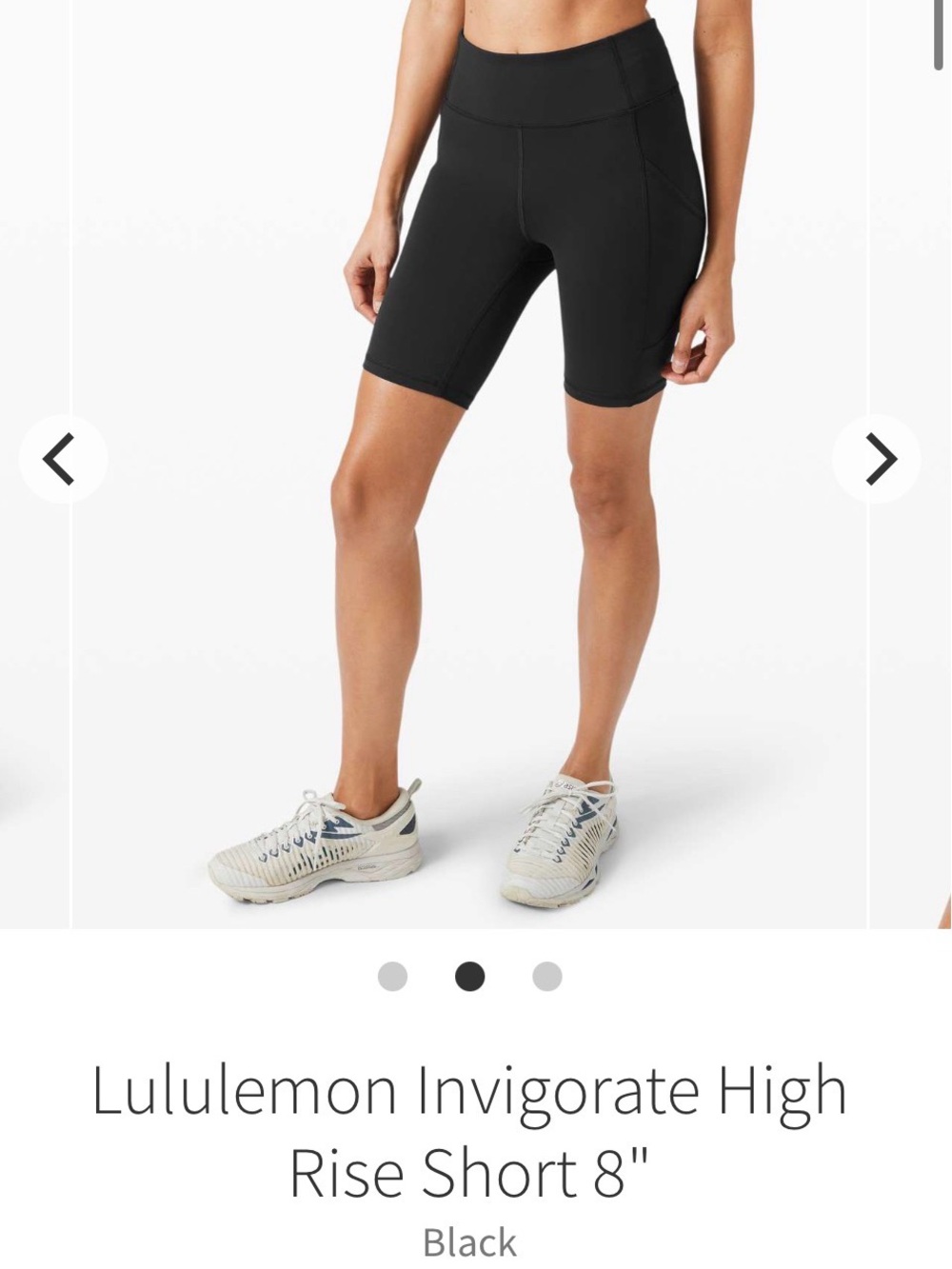 lululemon invigorate black shorts 6